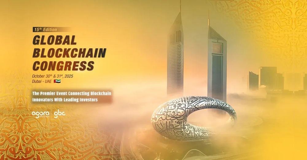 The Global Blockchain Congress in its 15th edition to Dubai in October 2025